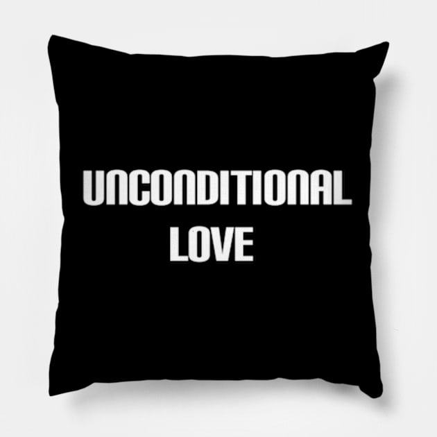 unconditional love Pillow by coralwire