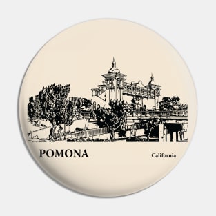 Pomona - California Pin