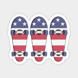 USA Skateboards Magnet