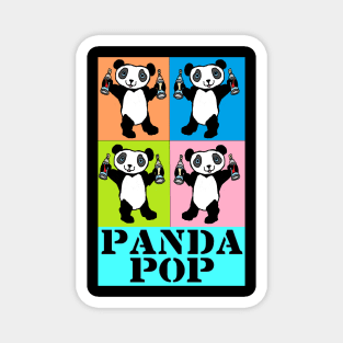 pop art Panda Graffiti by LowEndGraphics Magnet