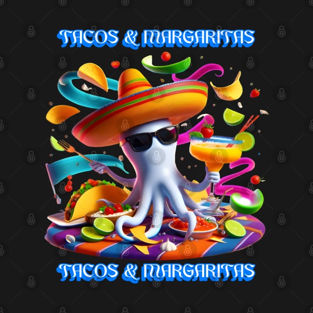 Festive Fiesta Flavors tacos and margaritas by coollooks