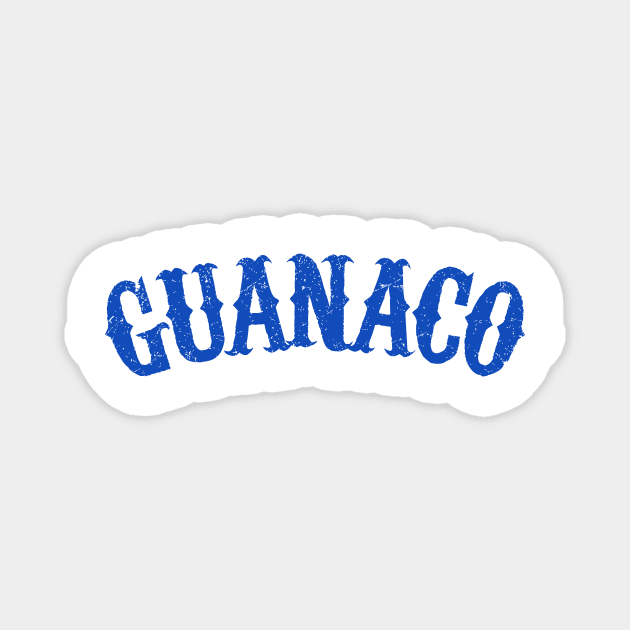 Guanaco - grunge design Magnet by verde