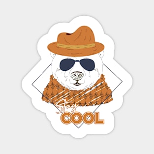 Stay cool, with a cool bear Magnet