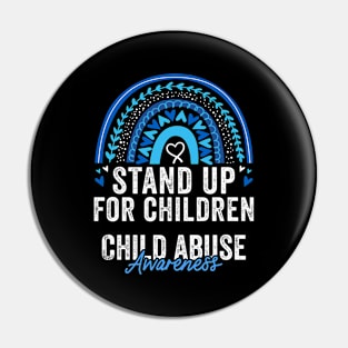 Child Abuse Prevention Awareness Month Blue Ribbon gift idea Pin