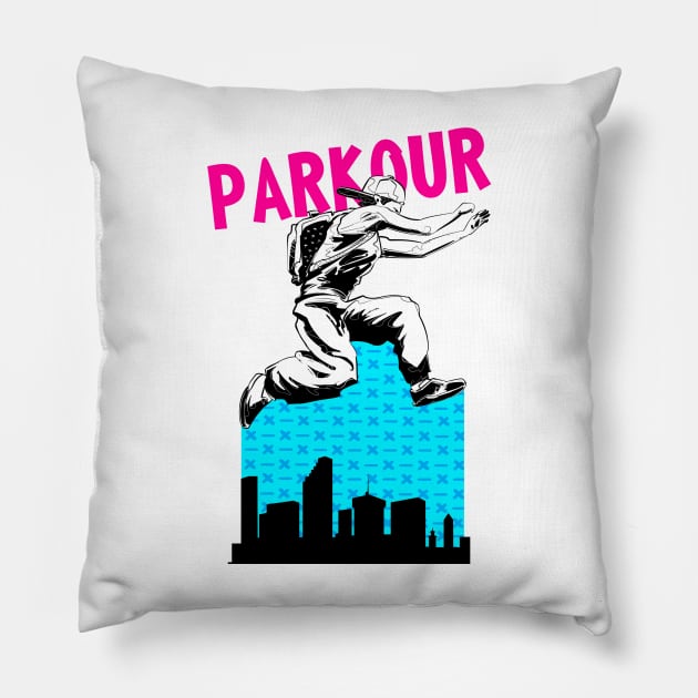 Parkour Pillow by vanpaul54