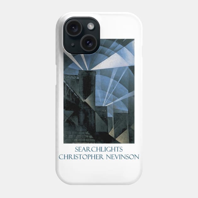 Searchlights by Christopher R. W. Nevinson Phone Case by Naves