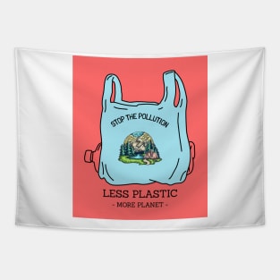 Less Plastic, More Planet Tapestry