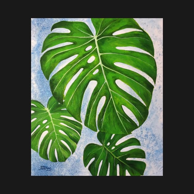 Monstera Leaf 1 by JessKingArtist