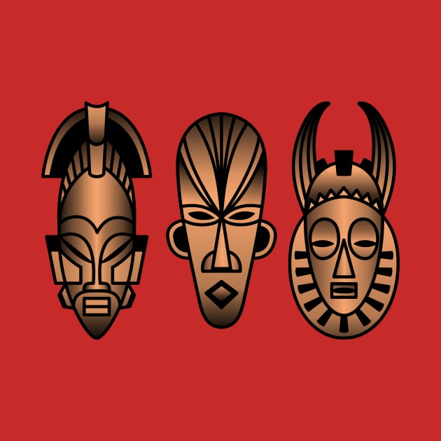 African Masks by MarynArts
