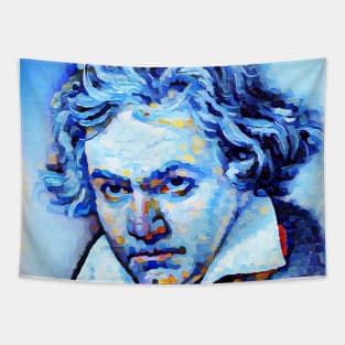 Ludwig van Beethoven Portrait | Ludwig van Beethoven Artwork | Ludwig van Beethoven Painting 14 Tapestry