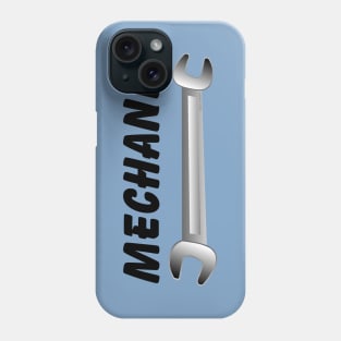 Mechanic Wrench Text Phone Case