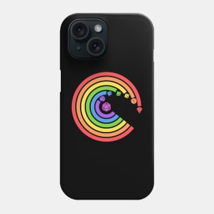 Circular Rainbow Dice Set Tabletop RPG Gaming Phone Case