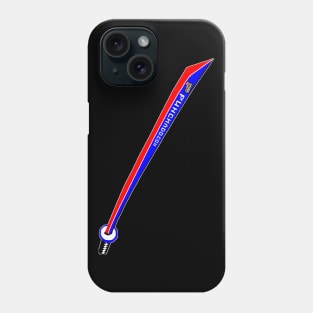 Katana with Blank Text, v. Code Blue Red Phone Case