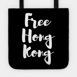 Free Hong Kong - Typographic Style Tote