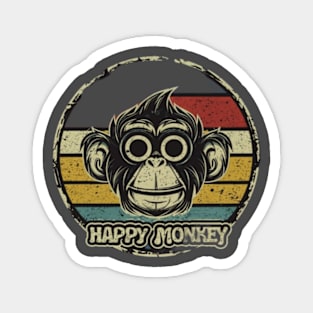 Happy Monkey Magnet