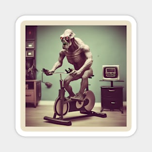 Indoor cycling monster Magnet