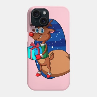 Rudolph brings Gifts Phone Case