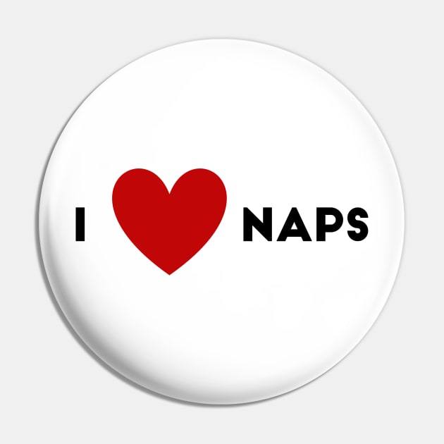 I Heart Naps Pin by WildSloths