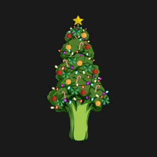 Broccoli Christmas Tree T-Shirt