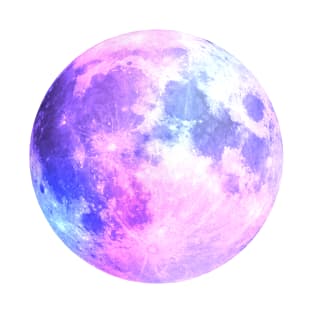 Watercolor Purple Moon T-Shirt