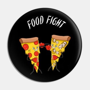 Food Fight Pin