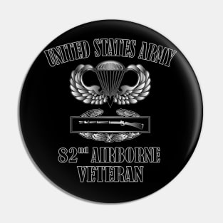 82nd Airborne Combat Veteran (Infantry) Pin