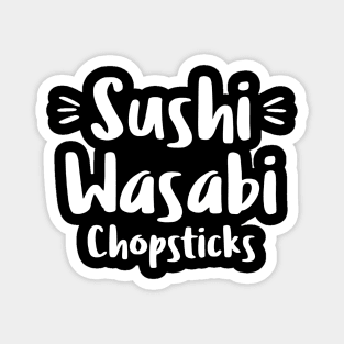 Sushi Wasabi Chopsticks Magnet