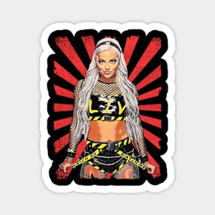 Liv Morgan Wrestling Vintage Fan Art Magnet