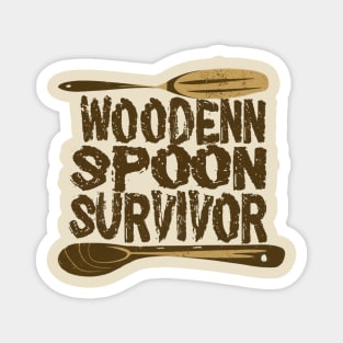 wooden spoon survivor Magnet