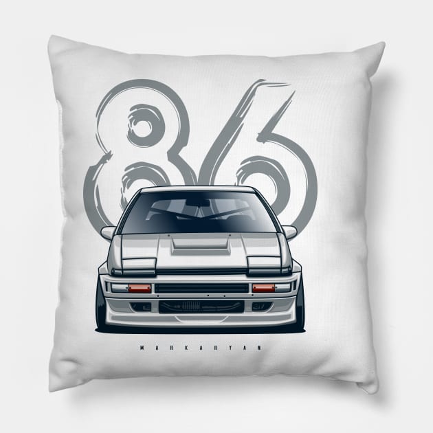 AE86 Sprinter Trueno Pillow by Markaryan