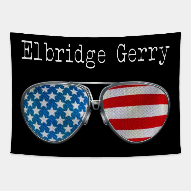 AMERICA PILOT GLASSES ELBRIDGE GERRY Tapestry by SAMELVES