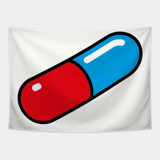 Akira Pill Tapestry by Chairboy