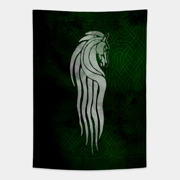 Home Of The Horse Lords Tapestry by ValhallaDesigns