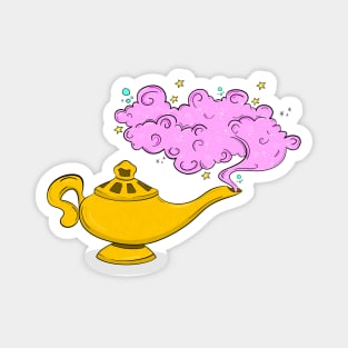 The Genies Magic Lamp Magnet