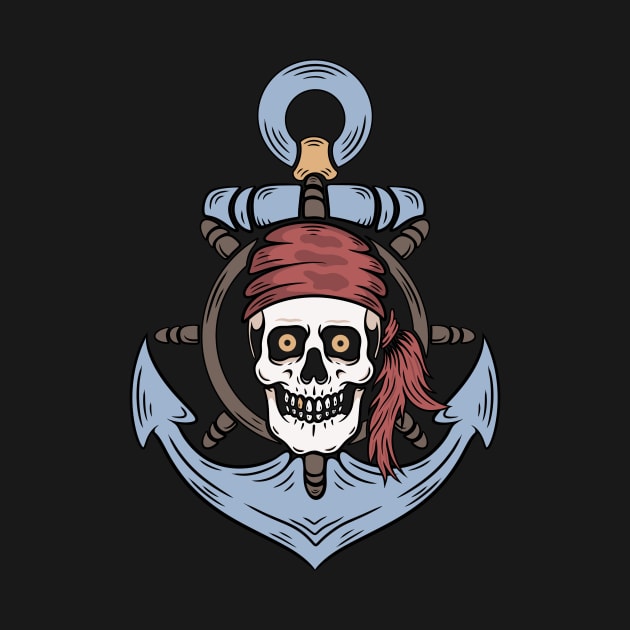 Pirate skull by gggraphicdesignnn