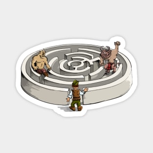 Minotaur Maze Magnet