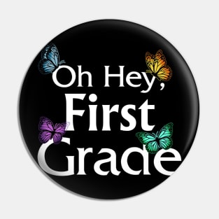 Back To School First Grade Butterfly First Day Of School Pin