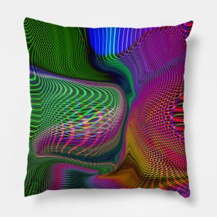 Abstract Waves  BH-053 Pillow