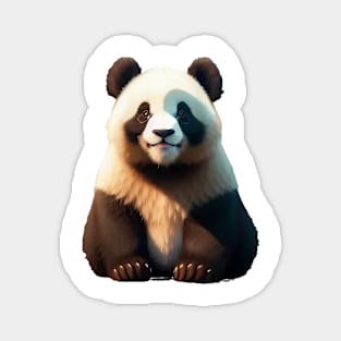 Just a Smily Baby Panda 3 Magnet