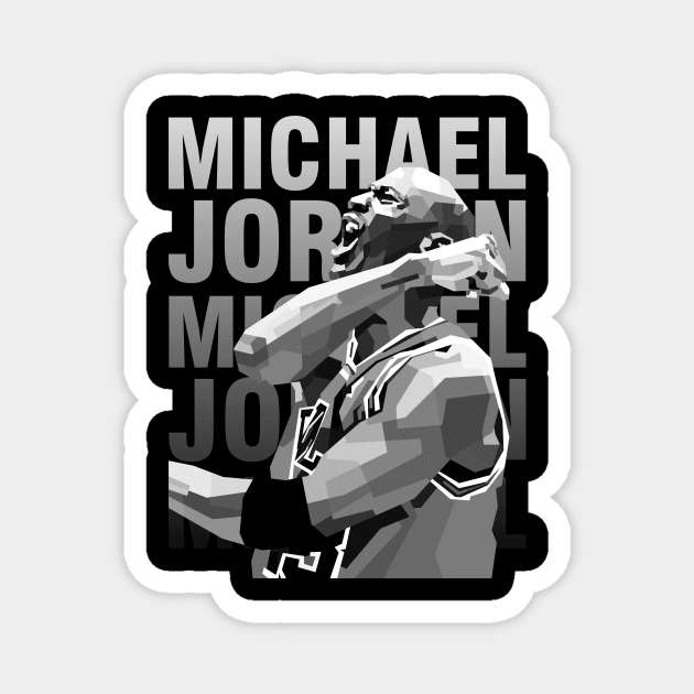 Michael Jordan WPAP Magnet by awangwidyatama