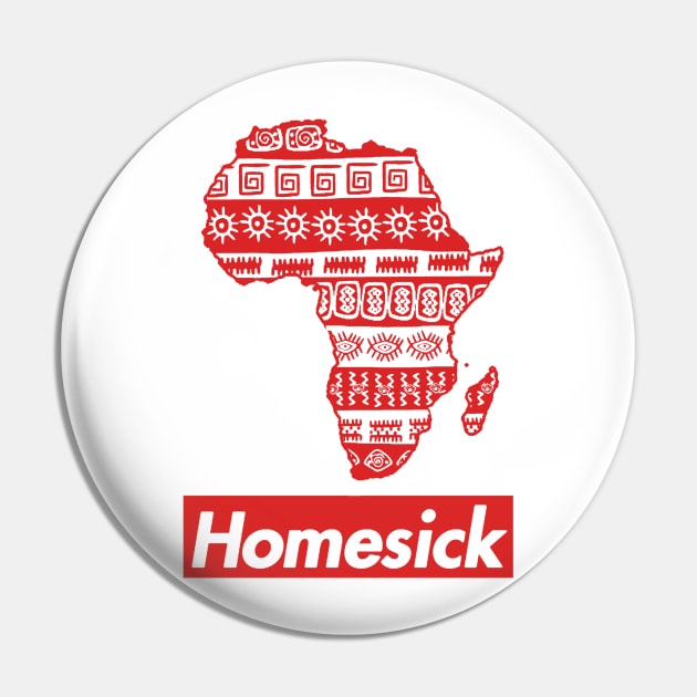 Homesick for Africa 2.0 Pin by SenecaReads