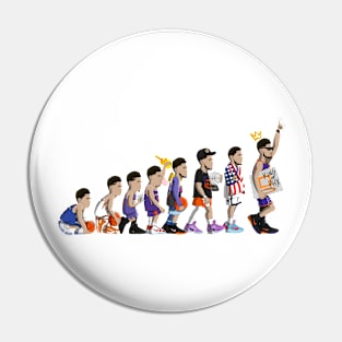 Evolution of Devin Booker Pin