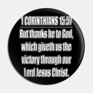 Bible Verse 1 Corinthians 15:57 Pin