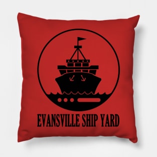Evansville Ship Yard LST Pillow