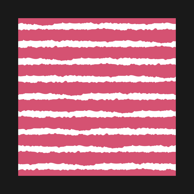 Pink Horizontal Stripe Pattern by 2CreativeNomads