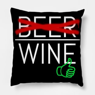 No Beer Yes Wine, Sommelier Pillow