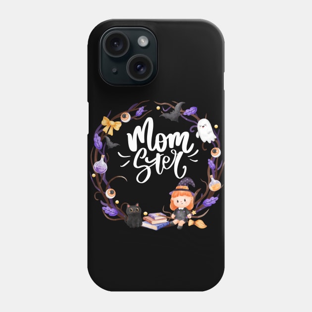 Momster - Halloween couple Phone Case by Barts Arts