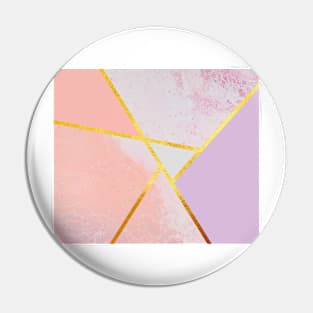 Abstract paint print, color blocking pink Pin