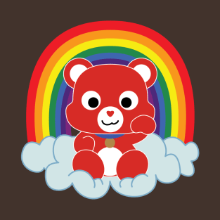 Rainbow Maneki Kuma T-Shirt