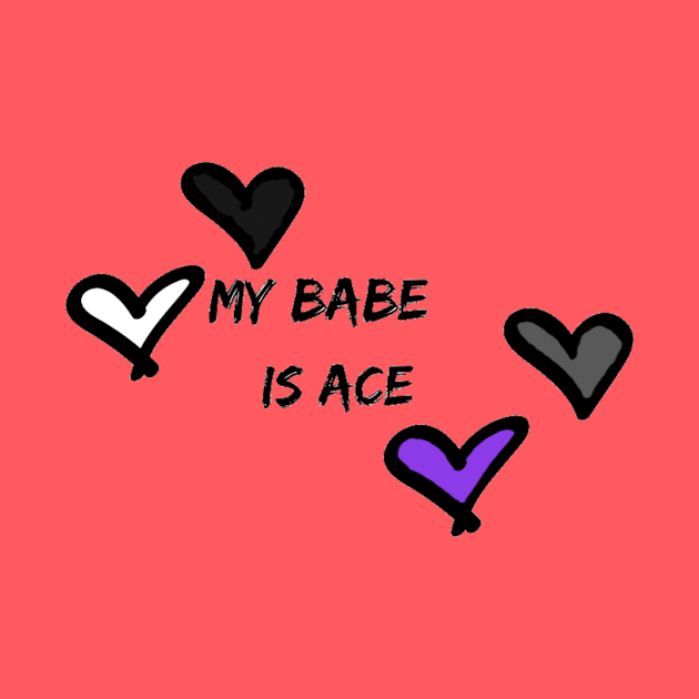 My babe is ace pride hearts by system51